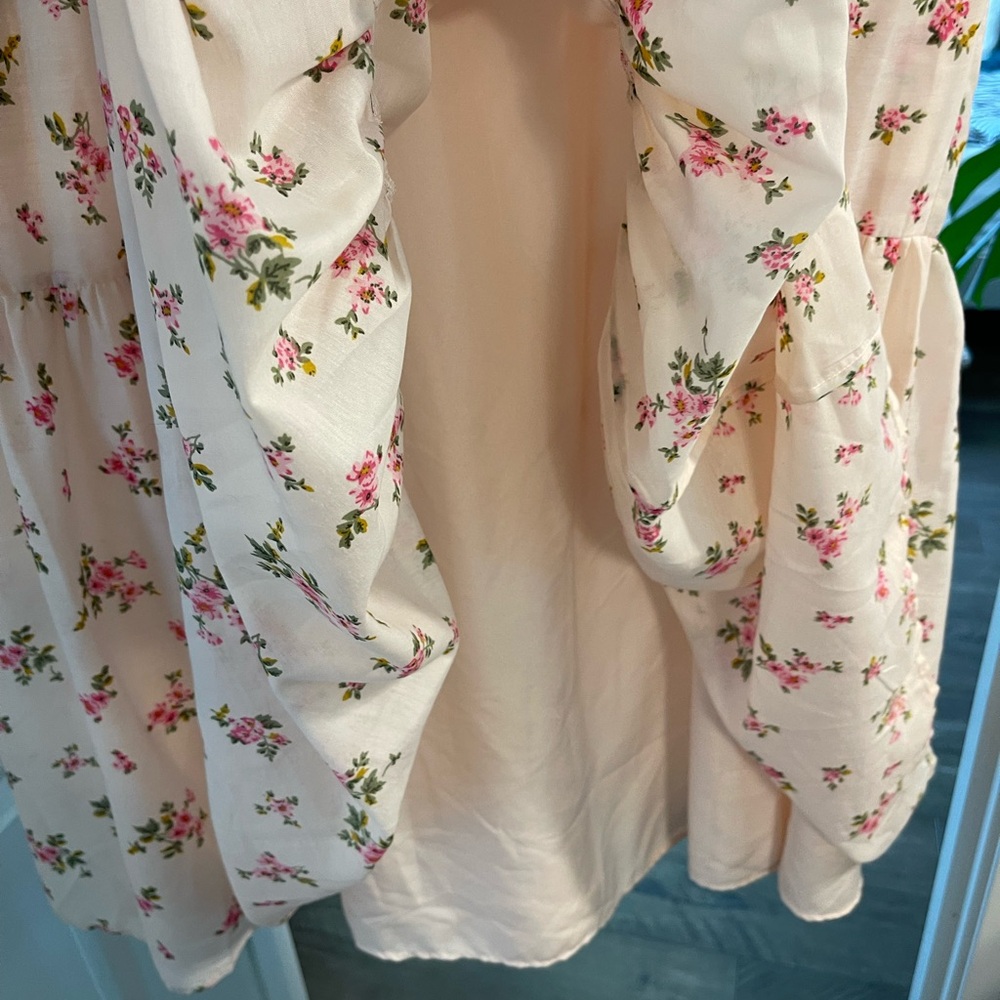 Ivy City Co Pink Ruched Tiered Sundress - Picture 7 of 8